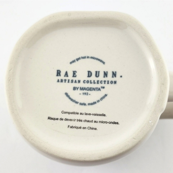 βοΈ2/ $50βοΈRae Dunn Artisan Ceramic Mug White Pink Large  Letters SUPER MOM - Picture 7 of 10